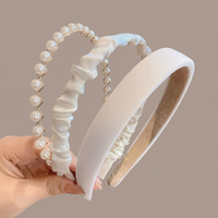 Ensemble de bandeaux décorés, accessoires pour cheveux en perles et strass pour femmes, 7 / 5 / 3 / 1 pièce
