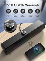 Système audio Onikuma L16 15 pouces, mini barre de son pour home cinéma, haut-parleurs de bureau, système audio professionnel miniature