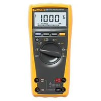 MT-Flu Ke 179 Multimeter Digital True-RMS Multitester Industri dengan Probe Temperatur 80BK Original