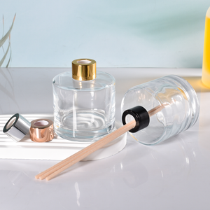 Etiqueta de logotipo personalizado de lujo florero botella difusora de caña con tapa botella de aromaterapia reciclable para Hotel hogar habitación Baño - Product Image 3