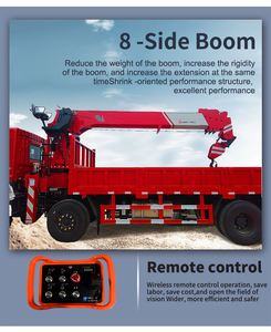 Bras hydraulique HAOY pour voiture, charge lourde 40 tonnes, <span class=keywords><strong>grue</strong></span> de levage hydraulique <span class=keywords><strong>avec</strong></span> panier et <span class=keywords><strong>plateau</strong></span>, télécommande radio. - Product Image 5
