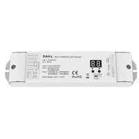 Variateur LED DA5-L DALI DT6/DT8 12-48V 5 canaux à tension constante pour bande lumineuse simple/double blanc/RGB/RGBW/RGBCCT