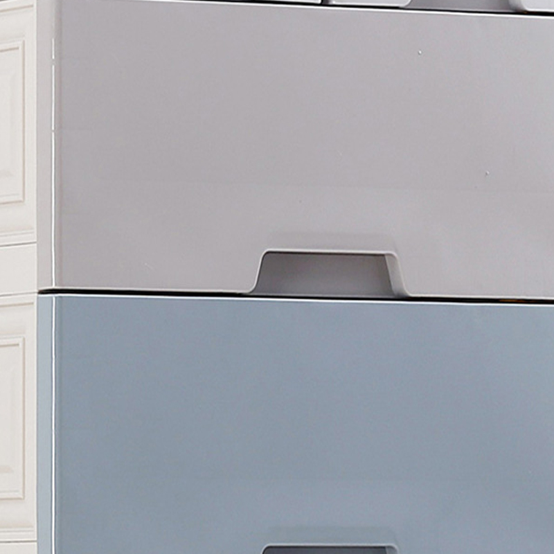 ABS material MDF top colorful drawer clothes cabinets
4 layers,5 layers plastic storage cabinet