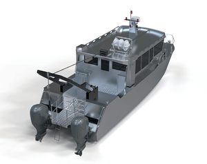 2023 China Manufacturer High Quality <strong>Catamaran</strong> 11.6m Cabin Aluminum Fishing Boat - Product Image 1