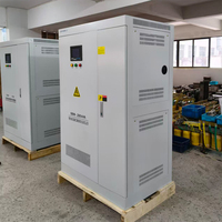 Stabilisateur de tension triphasé SBW-200KVA 200KW 380V 415V 440V 480V 220V Régulateur de tension automatique haute efficacité en cuivre