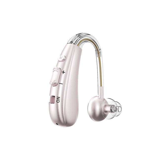 Adjustable Volume OTC Hearing Aid with Digital BTE Design and Rechargeable Battery Technology