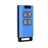 Control Remoto de 4 Botones con Aprendizaje, Duplicador de Código de Copia, Puerta de Garaje Eléctrica, Control Remoto Universal RF de 433MHz
