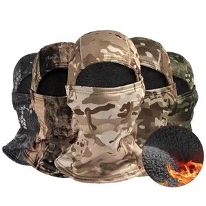 Pasamontañas con Forro Polar, Protección Facial Completa, Camuflaje para Caza, Motocross, Ciclismo, Deportes, Gorro para Usar con Casco - Product Image 6