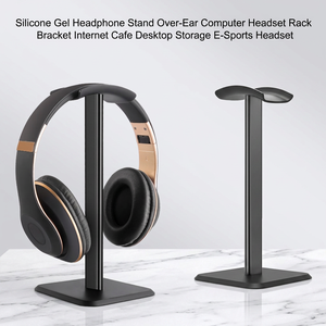 Wholesale Silicone Gel Headphone Stand Over-Ear <strong>Computer</strong> Headset Rack <strong>Bracket</strong> Internet Cafe Desktop Storage E-Sports Headset - Product Image 2