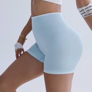 Short de yoga pour femmes, sous-vêtement de sport personnalisé Lulu, extérieur, séchage rapide, uni, pour le cyclisme, la course à pied, le fitness, l'été - Product Image 4