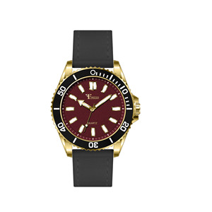 Montre de sport pour homme inspirée de la plongée, avec boîtier en alliage, verre de 5 mm d'épaisseur, cadran en verre, mouvement à quartz, bracelet en cuir pour usage quotidien et extérieur - Product Image 2