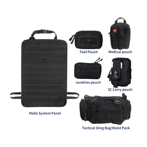 Sivi Maiker Phổ Chiến Thuật Ghế Trở Lại Lưu Trữ Túi Móc Áo Túi Tổ Chức Với 5 Túi Phù Hợp Cho Phổ Mô Hình - Product Image 3