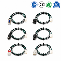 Kabel Harness Konektor Kustom dengan Konektor Kompatibel JST Molex, Perakitan Kabel Multi-Wire untuk Transmisi Daya dan Sinyal