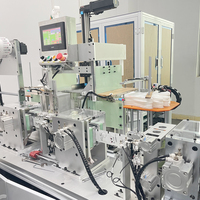 Machine d'emballage de gants en plastique jetables Machine d'emballage de thermoscellage de gants de paire de pli de nourriture de matériel jetable de PE