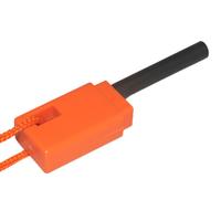 Allume-feu d'urgence étanche en magnésium avec étui orange pour survie, camping, randonnée, chasse