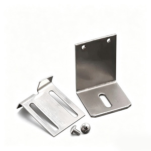 Soporte de Acero Inoxidable Mineichi para Paneles Aislantes, con Orificios de 1mm de Diámetro, para Fijación en Pared, Soporte Metálico - Product Image 2