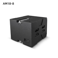 AM18-8 Subwoofer passif à ligne unique de 18 pouces, 800W, haut rendement, pour concerts en extérieur, scènes et événements sonores en direct