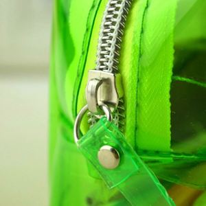 Multi-colored Fabric Transparent Waterproof <b>Large</b> Capacity Zipper Pencil Case Cosmetic <b>Bag</b> Customizable Design Digital Printing - Product Image 2