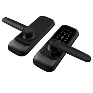 Cerradura de puerta de acero de seguridad inteligente Tuya, lector de tarjetas y huellas dactilares biométrico, Control de aplicación inteligente, Digital manija de teclado, cerradura inteligente - Product Image 2