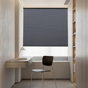 Cordless Honeycomb blinds Blackout & Darkening Cellular Shades Hand Pull System without Cord