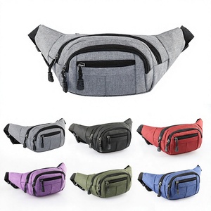 Riñonera Deportiva <span class=keywords><strong>de</strong></span> Nailon para Exteriores, con Cierre <span class=keywords><strong>de</strong></span> Cremallera, Antirrobo, Unisex, para Cintura, Pecho y Cadera - Product Image 1