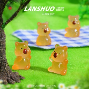 Lanshuo Resin Koala <b>Figurine</b> Miniature Animal Decor Home Decoration Plastic Craft Model Toy - Product Image 3