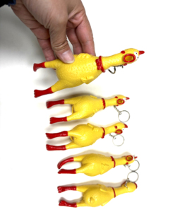 Jouets amusants et farces à thème <span class=keywords><strong>de</strong></span> Pâques, poulet gonflable écologique qui pond des œufs, en matériau TPR souple, sans limite d'âge - Product Image 5