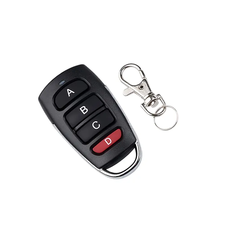 433MHZ universel 4 boutons ouvre-porte de Garage télécommande Clone Code d'apprentissage fixe pour Gadgets porte de voiture porte de Garage