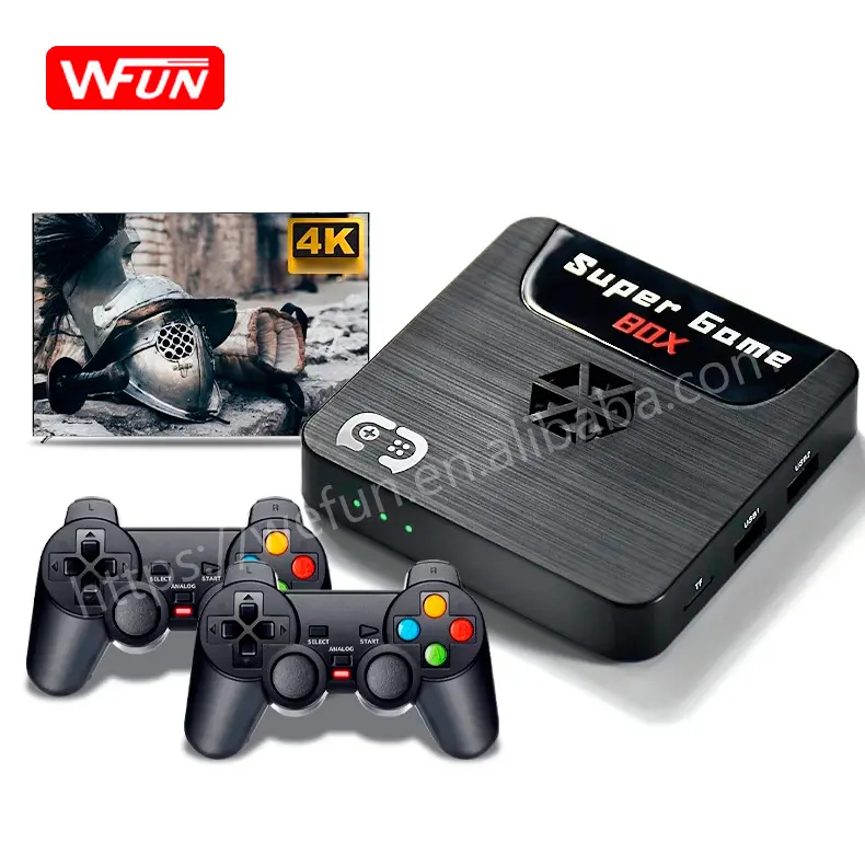 Wireless Controls HD Output Home TV Video Game Console Retro Classic X5 Super Game Box für PSP/PS1/<span class=keywords><strong>N64</strong></span> Built-in 9000 + Games