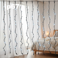 Guirlandes LED Blanches Froides IP67 10M 50M 100M, Lumières de Rideau, Guirlandes Suspendues AC 220V pour Extérieur, Commerciales, Fenêtres, Toiles de Fond, Scènes, Mariages, Noël