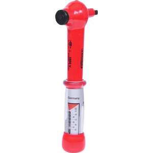 KS TOOLS - 117.1402 Mini clé dynamométrique 1/4 ''avec isolation de protection et tête à cliquet réversible Clé dynamométrique isolée - Product Image 1