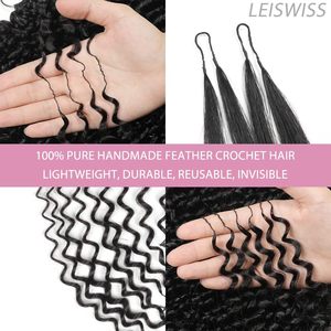 Extensiones de Cabello Sintético para Trenzas Africanas, Cabello Rizado de 20 Pulgadas, Trenzas de Ganchillo, Ondas en Espiral, 50g, Venta al por Mayor - Product Image 3