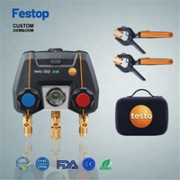 Festop Testo 550i Smart Digitale Manifold Koelmiddelmeter Draadloze Druksensor Smart Oplaadset Op Voorraad