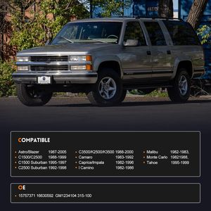ชุดล็อคฝากระโปรงหน้าสำหรับ <span class=keywords><strong>Blazer</strong></span> 1987-2005 Astro 1992-2005 C1500 C2500 Electra Lesabre 1982-1989 Suburban 1992-1998 - Product Image 2