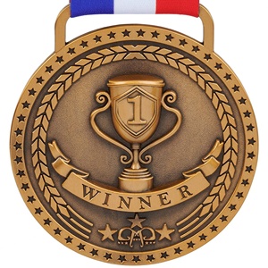 Artisanat métallique, logo métallique personnalisé, médailles de compétition en or et en argent, médailles de sport en alliage de laiton - Product Image 5