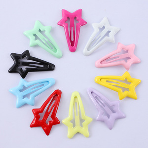 Pinces à cheveux étoile de style coréen pour enfants, pince BB en métal, coiffe à usage quotidien GT030 - Product Image 1