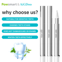 Kit de Blanqueamiento Dental Powsmart IPX7 a Prueba de Agua, Dispositivo de Blanqueamiento con Luz LED Azul, Carga Inalámbrica, Gel PAP Sin Peróxido, Uso Doméstico