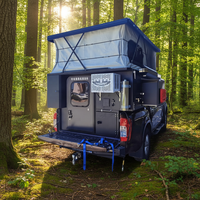 Cangkang Camper Truk Pikap 4X4, Cangkang Camper Bak Truk Ukuran Sedang, Cangkang Camper untuk Pikap Tacoma Tundra