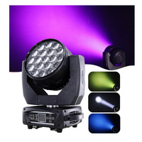 Éclairage Par Zoom Wash Rgbw 19 X15W Au-delà de la Scène 19 Pièces 15W Dmx Led Aura Zoom Moving Head Light