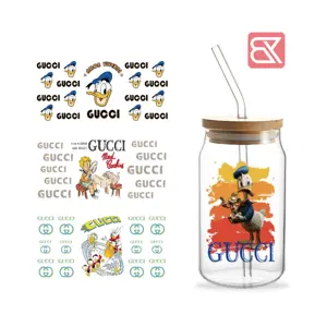 Bán buôn màn hình in chuyển UV dtf cup kết thúc tốt đẹp tùy chỉnh UV dtf sticker cho cup