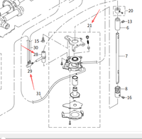 Joint en caoutchouc 22924609 pour machines à coudre JUKI DDL-5530N DDL-8100E DDL-8700B-7 DLN-6390