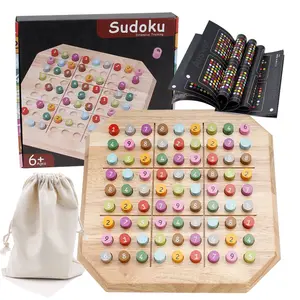 Sudoku Spellen Schaakspeelgoed Cognitieve Kleur Digitale Bordgezelschapsspellen Educatieve Sudoku Puzzels Houten Speelgoed Hersentraining