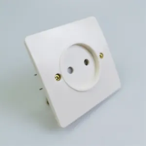 Ingelec Brand Wholesale OEM Custom White PC Universal Wall Socket High Quality Multiple Used Wall Switch Sockets 10A 250V