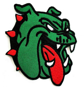 Testa gialla Bulldog <span class=keywords><strong>Pitbull</strong></span> Dog Cartoon Animal Sticker ricamo Patch Cute Puppy Pug Dog <span class=keywords><strong>Pitbull</strong></span> Bulldog Dog Pet Iron-on Patch - Product Image 3