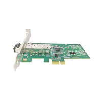 Kartu Jaringan LAN Serat Optik Port SFP Tunggal 10/100/1000Mbps dengan Kartu NIC PCI-E Intel I210 SFP
