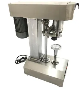 Machine de scellage d'étain électrique semi-automatique non rotative/scellant de boîte d'étain en aluminium de poignée pour divers matériaux