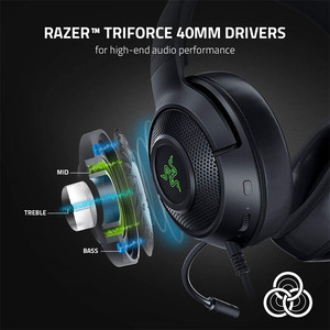 Original <span class=keywords><strong>Razer</strong></span> <span class=keywords><strong>Kraken</strong></span> V3 con cable RGB Gaming Headset 7,1 Surround Sound Auriculares con cable <span class=keywords><strong>USB</strong></span> PC Auriculares con cable - Product Image 3