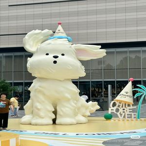 Scultura in Vetroresina Personalizzata di Grandi Dimensioni, Statua Esterna su Misura con <span class=keywords><strong>Immagine</strong></span> Cartoon, Statua in Resina Graffiti Pop Art - Product Image 5