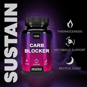 OEM Health Cleanse Detox Pills Adult Belly Slimming Capsules Fat Burner and <strong>Carb</strong> <strong>Blocker</strong> Herbal <strong>Supplements</strong> - Product Image 3
