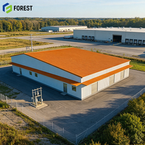 Pre Engineered Large Span Steel Structure Manufacturing Warehouse Heavy Duty Modular <b>Metal</b> Storage Facility - Product Image 1